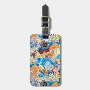 Summer Fun Pattern Luggage Tag