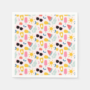 Summer Fun Pool Party Napkin