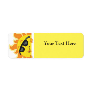 Summer Fun Return Address Labels