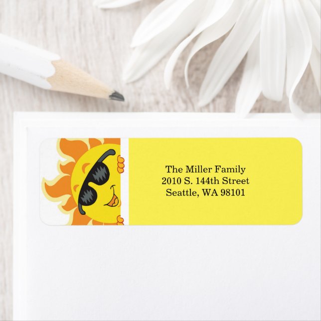 Summer Fun Return Address Labels (Insitu)