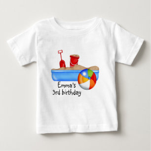 Summer Fun Sand box Beach Ball Baby T-Shirt