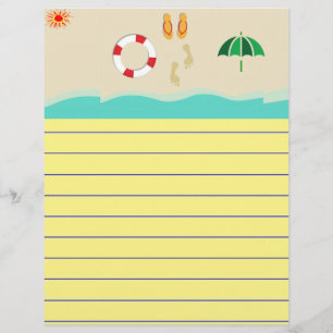 Summer Fun Stationery