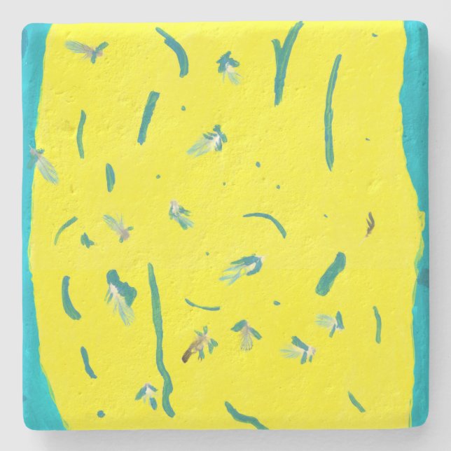 Summer Fun Stone Coaster (Front)