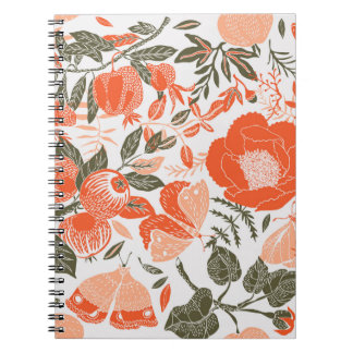 Summer Garden Deco Tile Notebook