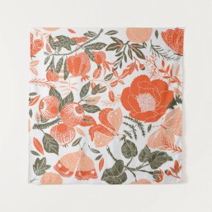 Summer Garden Deco Tile Tapestry