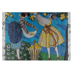 SUMMER GARDEN / FASHION COSTUME DESIGNER CUTTING BOARD