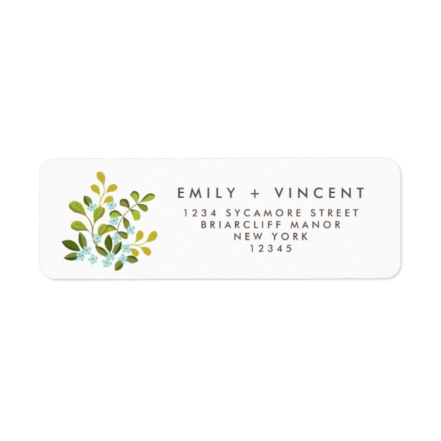 Summer Garden Fleur sauvage Floral Adresse de reto (Devant)