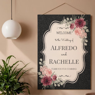 Summer Garden Floral Wedding Poster