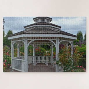 Summer garden gazebo jigsaw puzzle