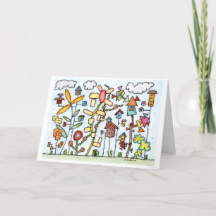 Summer Garden Greeting Card