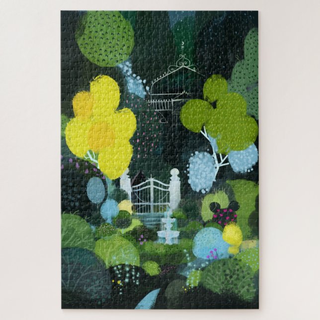 Summer garden jigsaw puzzle (Vertical)