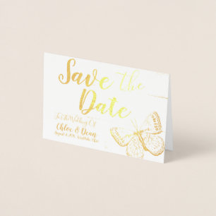 Summer Garden Save The Date Card