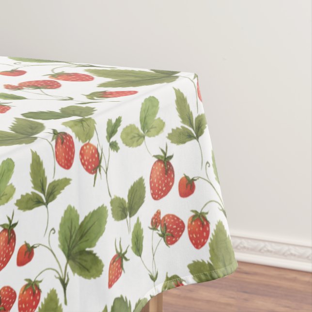 Summer Garden | Strawberry Tablecloth (In Situ)