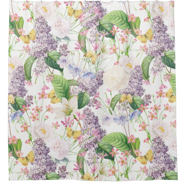 Summer Garden - Vintage Redouté Cottage Flowers  1 (Front)