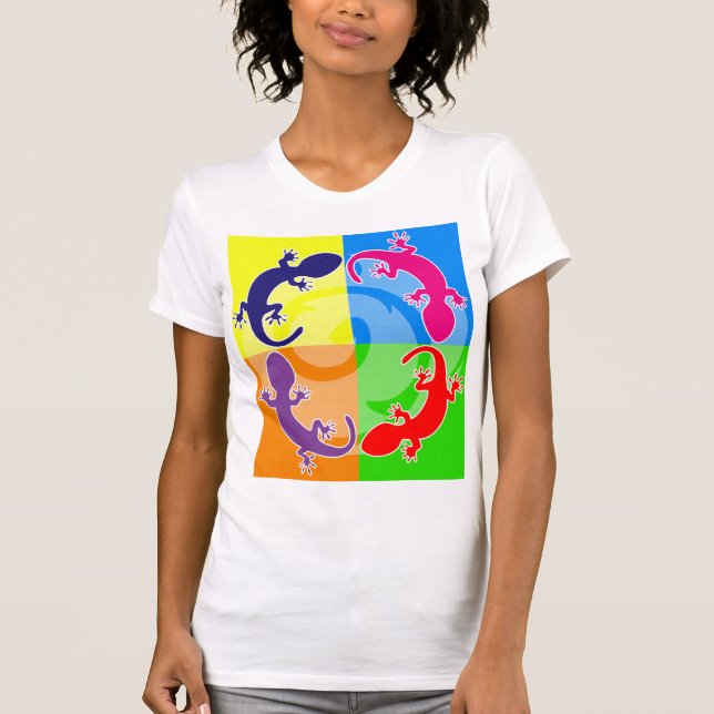Summer Gecko pop T-Shirt (Front)