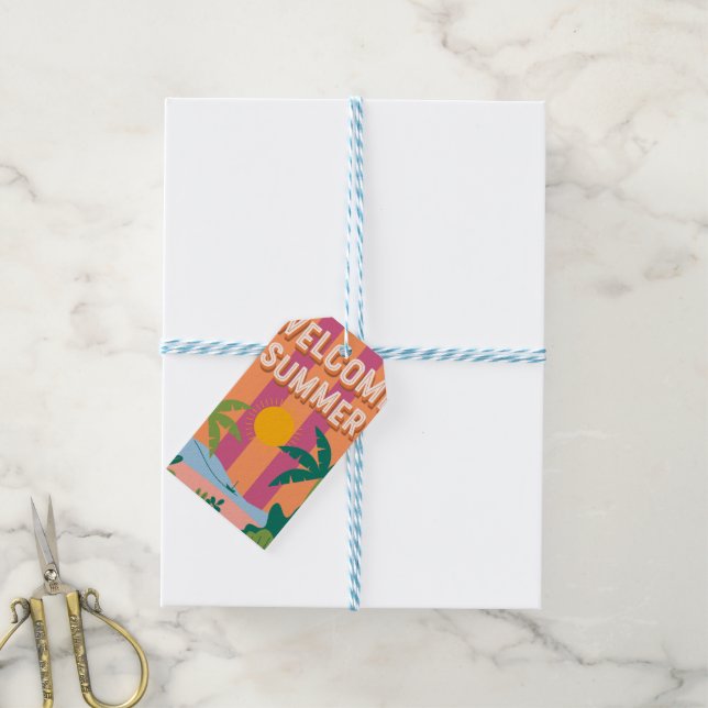 Summer Gift Tag (With Twine)