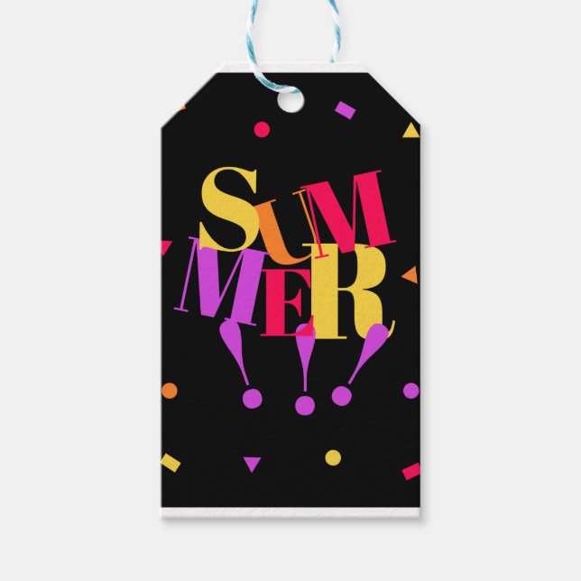 Summer  gift tags (Front)