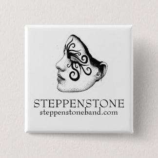Summer girl face pdf, STEPPENSTONE, steppenston... 2 Inch Square Button
