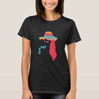 Summer Girl In A Hat T-Shirt