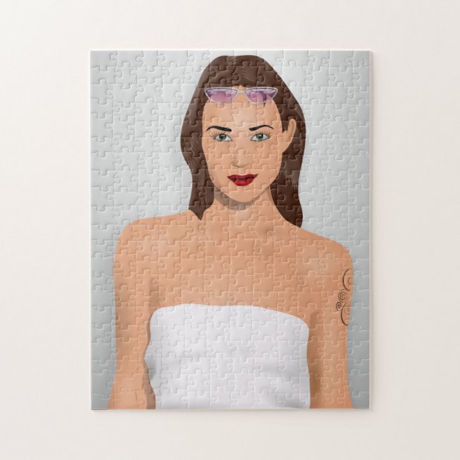 SUMMER GIRL JIGSAW PUZZLE (Vertical)