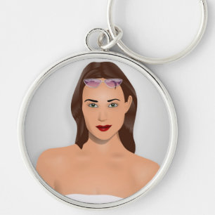 SUMMER GIRL KEYCHAIN