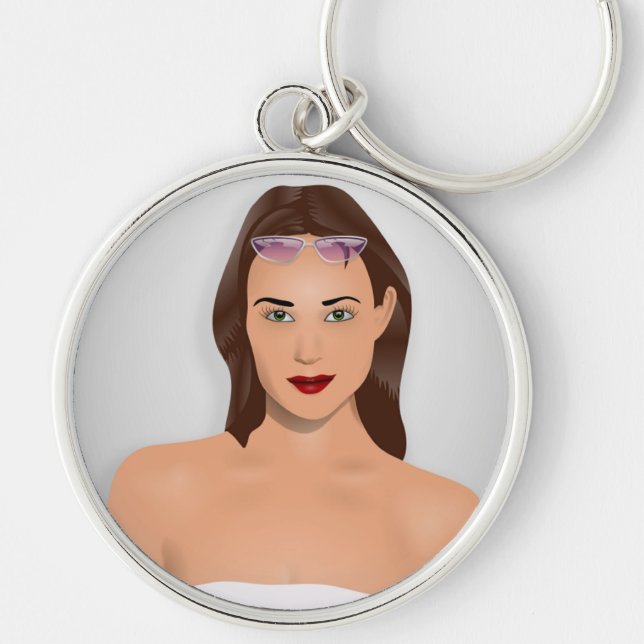 SUMMER GIRL KEYCHAIN (Front)