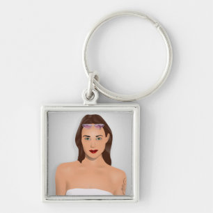 SUMMER GIRL KEYCHAIN