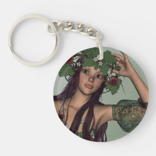 Summer Girl Keychain
