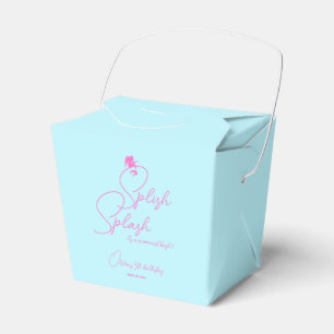 Summer Girl Mermaid Simple Modern Favor Box