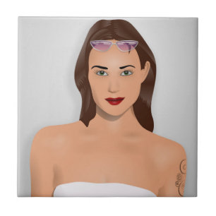 SUMMER GIRL TILE