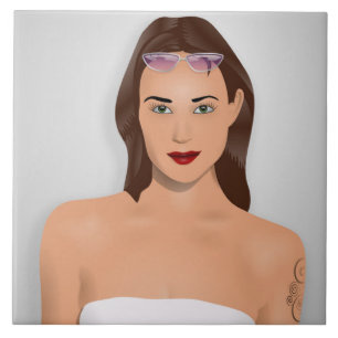 SUMMER GIRL TILE
