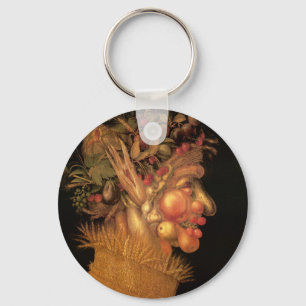 Summer - Giuseppe Arcimboldo Keychain