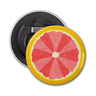 Summer Grapefruit Half Novelty Retro Fruit Bottle Opener