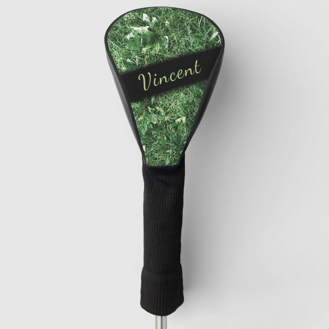 Summer Grass Golf Head Cover (Front)