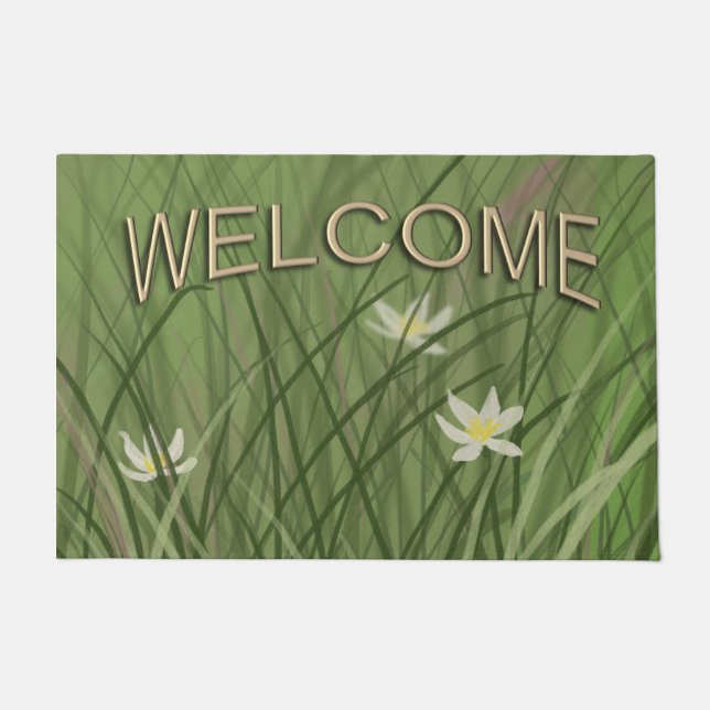 Summer Grass Welcome Doormat (Front)