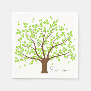 Summer Green Tree Napkin