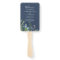Summer Greenery Navy Wedding Program Fan