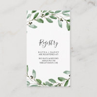 Summer Greenery Tropical Eucalyptus Gift Registry