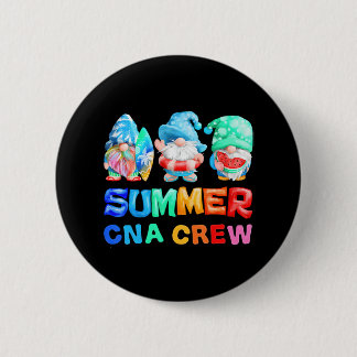 Summer Grome Cna American NURSE 4th Of July 2 Inch Round Button