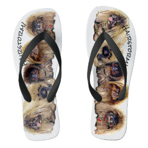 Summer Hairstorm! Adult Flip Flops, Wide Straps Fl Flops