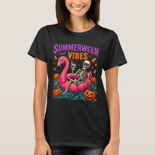 Summer halloween skeleton costume spooky T-Shirt
