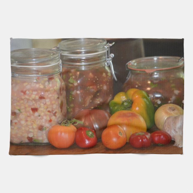 Summer Harvest Kitchen Towel (Horizontal)