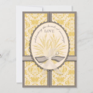 Summer Harvest Wedding Invitation Card