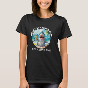 Summer Hilarious Shark Aloha Jawsome Fun on Hawaii T-Shirt