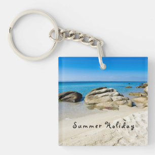 Summer Holiday Belle photo de plage avec texte