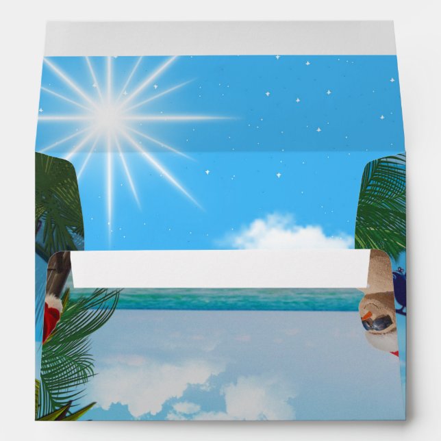 Summer Holiday Fantasy Envelope (Back (Bottom))