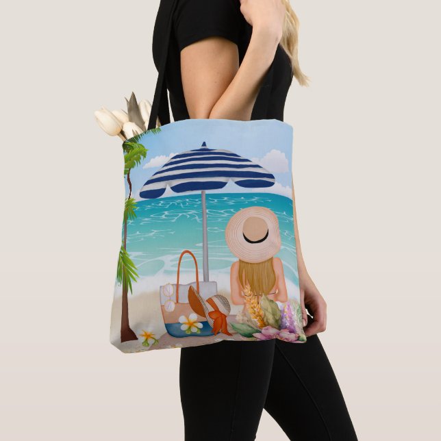 Summer Holiday, Luxury Vacation At The Sea Tote Bag (Close Up)