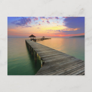 Summer holiday postcard