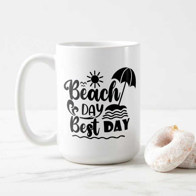 Summer Holiday Theme Coffee Mug (With Donut)