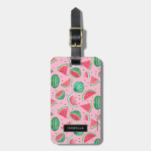 Summer Holiday   Watermelon Fruit   Luggage Tag
